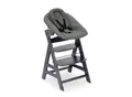 Hauck Hochstuhl-Set Alpha Newborn Set, Anthrazit, Holz, Metall, Textil, Buche, massiv, teilmassiv, 65x93.5x49 cm, Bezug abnehmbar, waschbar, 5-Punkt-Gurt, Babymöbel, Hochstühle & Zubehör, Hochstühle