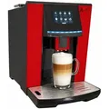 Acopino Vittoria RED Kaffeevollautomat – rote Espressomaschine mit One Touch Funktion, Milchsystem, Mahlwerk & Heißwasserfunktion - Rot