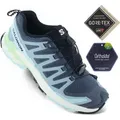 Salomon XA PRO 3D V9 W - Damen Wanderschuhe Trail-Running Schuhe Blau 477480 , EU 42 UK 8 - Blau - 42