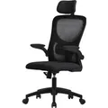 ML-Design Bürostuhl Ergonomisch Schwarz Mesh Schreibtischstuhl