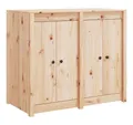 vidaXL Garten-Geräteschrank 106 x 55 x 92 cm - geschlossen Outdoor-Küchenschrank Massivholz Kiefer