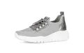 Gabor Damen Low-Top Sneaker, Frauen Halbschuhe,Best Fitting,Strassenschuhe,Sportschuhe,Freizeitschuhe,Turnschuhe,grau (Glitter),39 EU / 6 UK