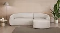 LeGer Home by Lena Gercke Ecksofa YANI, L-Form, Designersofa, organische Form, Maße B/T/H: 255/170/81 cm, mit Wellenunterfederung, auch in Bouclé, Recamiere rechts/links