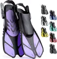 Anpassbare Snorkel Fins für Kinder Erwachsene – 2er Set, 3