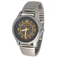 Sprechende Unisex Funk Solar Hybrid Quarzuhr 1148SV Zuggliederarmband Edelstahl