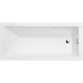 Aqua For You | Besco Badewanne - 150 x 70 Cm - Antibakterielle Beschichtung - Acryl - Badewanne Mit Siphon Und Füßen - Weiß