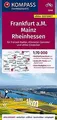 KOMPASS Fahrradkarte Frankfurt a.M., Mainz, Rheinhessen ... | Buch | Zustand gut