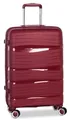 Fabrizio Worldpack Miami Trolley 4 Rollen 65 cm 65cm Hartschale 61L Weinrot