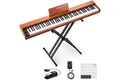 Donner Home-Keyboard E-piano 88 Tasten und Halbgewichtete Tastatur DEP-1S (Set), ideal für Anfänger, Aufnahme, Akkorde