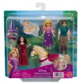 Disney Princess Disney Prinzessin Rapunzel Charakterset mit 3 kleinen Puppen und Pferd, inspiriert vom Film „Rapunzel – Neu verföhnt“, 3 Jahr(e), 200 mm, Mehrfarbig