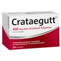 Crataegutt 450 mg Herz-Kreislauf-Tabletten | 200 Tabletten | Pflanzliches Arzneimittel zur Unterstützung der Herz Kreislauf Funktion | Weißdorn hochdosiert | Stärkung für Herz und Kreislauf