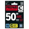 congstar Prepaid Allnet XL mit doppeltem Startguthaben: 50 GB Datenvolumen & Flatrate für Telefonie und SMS, 5G-Speed, EU-Roaming