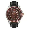 Swiss Alpine Military Herren Uhr Analog Quarz 7040.1556SAM Leder