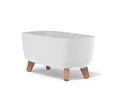 Prosperplast Gracia Case Rechteckiger Blumentopf - 19,5 x 39 x 18,7 cm -für Innen und Außen - Pflanztopf - Wetterfester Garten-Pflanztopf mit Abnehmba