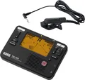 Korg TM-70T Tuner Metronom Schwarz Stimmgerät Bläser CM400 Kontakt Clip Mikrofon