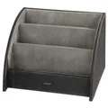 Hama Fernbedienungshalter „Commander“ (Platz für 9 Fernbedienungen, ideal auch als Schreibtisch Organizer, Aufbewahrung für Fernbedienung, Stifte, Handy, Brille etc.) schwarz
