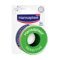 Hansaplast Fixierpflaster Sensitive | Hautfreundliches Verbandsmaterial | Fixiertape | 5m x 2,5 cm