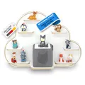 stadtecken Kinder Holz Regal für Musikbox I Wolke I Geeignet für die Toniebox und ca. 27 Tonies I Geschenk I Spielen I Sammeln I zum Aufhängen