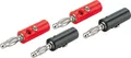 Schwaiger BST15 531 Audio-Adapter Bananenstecker, für Kabel bis 4 qmm