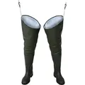 Seestiefel Watstiefel Anglerstiefel Hüftstiefel Fischerstiefel Schuhe Stiefel Angeln (AJ-WR02) Gr. 48 - Grün/dunkelgrün - 48
