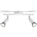 Philips 2er Limbali Decken-/Wandspot in Weiß matt mit 2 x GU10 Fassung IP20 - GU