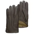 PEARLWOOD Lederhandschuhe Luke Atmungsaktiv, Wärmeregulierend, Wind - und Wasserabweisend braun 9,5