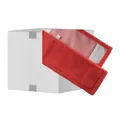 Mopptex GmbH Mopptex Mikrofasermopp PREMIUM rot, Wischmopp für die Industrie und im Hygienebereich, 1 Karton = 50 Stück, Breite: 40 110103