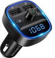 LENCENT Bluetooth FM Transmitter Auto, Musik Adapter für Auto Radio, KFZ 