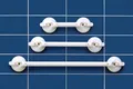Roth Mobeli 2-Hand-Griffe mit Sicherheitssauger Festmaß-Saughaltegriffe, fester Halt, geprüf, Greiflänge Starre HG:350 mm (-226)