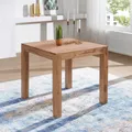 FINEBUY Esstisch FB39799 Esstisch 80cm Massivholz Esszimmertisch Küchentisch (Akazie Massivholz 80x80x76 cm Esszimmertisch), Küchentisch Esszimmer Modern, bis zu 4 Personen