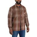 Carhartt Herren Langarmhemd Flannel Sherpa Lined Shirt, Farbe:Burnt Sienna, Größe: XXL