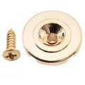 Musiclily Pro Stahl Vintage Rund Saitenniederhalter Bass String Guide für Jazz Bass/Precision Bass E-Bass, Gold
