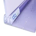 DQ-PP Duschdichtung 80cm – für 6mm - 8mm Glastür Stärke – UK02 – Wasserablaufprofil Wasserabweisprofil – Duschabdichtung Duschwand – Ersatzteile für Duschkabine – Transparent