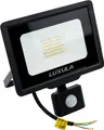 LUXULA LED-Fluter mit Bewegungsmelder, EEK: F, 30W, 3000lm, 4000K, IP65, schwarz