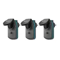 GARDENA smart Power Zwischenstecker 3er Set - Schwarz
