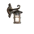 Qazqa Außen-Wandleuchte Herb, ohne Leuchtmittel, E27, Gold, Klassisch / Antik, Aluminium, 1-flammig