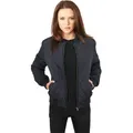 Urban Classics Damen Leichte Jacke Ladies Diamond Quilt Nylon Jacket Navy-L - Blau - L
