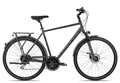 2R Manufaktur Trekkingrad TLX24, 24 Gang Shimano Acera RD-M360 Schaltwerk, Kettenschaltung, Herrenrad 28 Zoll schwarz/grau