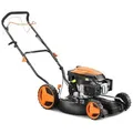 Benzin Rasenmäher Profi Mulchmäher Mit 51 Cm Und Selbstantrieb Leistungsstarker 196 Cc Motor Motormäher Mulchen Fx-rm51sa96 - Fuxtec