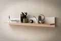 Home affaire Wandboard Salerno, modernes Wandregal, Wandhalter mit Ablagefläch, 180 cm breit, vielseitig einsetzbares Hängeregal, Weiß mit Eiche Evoke Dekor