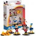 dekora – Set mit 6 klassischen Disney-Figuren | Mickey, Minnie, Pluto, Donald, Daisy und Goofy | Tortendekoration und Cupcake-Topper | Lebensmitt...