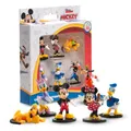dekora – Set mit 6 klassischen Disney-Figuren | Mickey, Minnie, Pluto, Donald, Daisy und Goofy | Tortendekoration und Cupcake-Topper | Lebensmittelechter PVC | Perfekt für Partys und als Geschenk