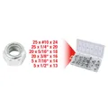 KS TOOLS 970.0480 Sortiment Muttern, selbstsichernd, UNC, 100-tlg