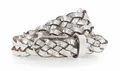 Vanzetti Braided Women's Belt W105 Gürtel Silver Metallic silberfarben Neu