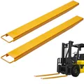 VEVOR 2er-Set Gabelverlängerungen 1520 mm Zinkenverlängerung 1,815 Tonnen Tragfähigkeit Gabelzinken Q235 Kohlenstoffstahl einteiliges Design Palettengabelverlängerung Kompatibel mit 106 mm Gabeln