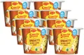 „5 Minuten Terrine Spaghetti – 8×62 g Käse‑Sahne‑Sauce mit Speck, Instantnudeln“