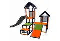 move and stic FRANKA Kletterturm mit Rutsche und Schräge Konstruktions-Spielset, In- und Outdoor