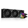 ID-COOLING FX360 LCD PE 360mm AIO-Flüssigkeits-CPU-Kühler mit 1,48" Vollfarb-LCD-Display, 350W TDP, 3×120 mm Hochleistungslüfter, Intel LGA1851/1700 & AMD AM5/AM4 Unterstützung
