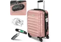 KESSER Hartschalen-Trolley Reisekoffer Handgepäck 55L Koffer Inkl. Kofferwaage + Gepäckanhänger, 4 Rollen, Rollkoffer ABS-Hartschale mit 4 Rollen, Zahlenschloss & Teleskopgriff