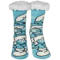 United Labels® Haussocken Die Schlümpfe Hüttensocken Haussocken Kuschelsocken Socken blau 35-38